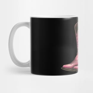 Pink cowboy boots Mug